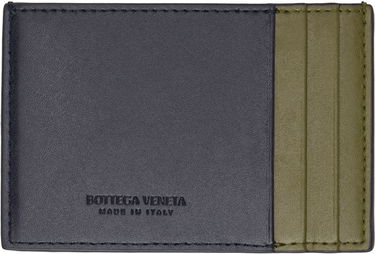 Peňaženka Bottega Veneta Leather Card Holder Modrá | 748052VBWD4, 1