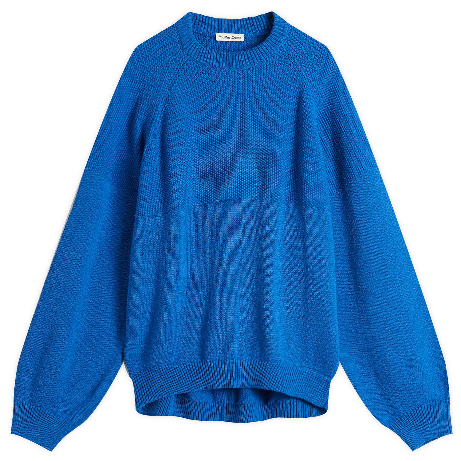 Sveter YMC YMC Bellow Knit Jumper, Size Medium Modrá | Q8YAG-40, 1