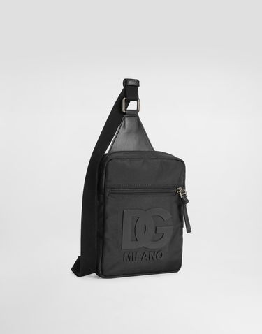 Ľadvinka Dolce & Gabbana Dolce & Gabbana Nylon Crossbody Bag with DG Logo Čierna | EM0142AU92780999, 1