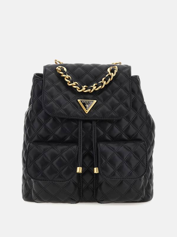 Batoh GUESS Giully Quilted Backpack Čierna | HWQA8748330, 0