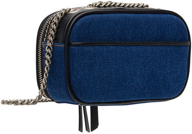 Taška cez rameno Marc Jacobs Marc Jacobs 'The Denim Chain Snapshot' Crossbody Bag Modrá | 2F4HCR027H05, 2