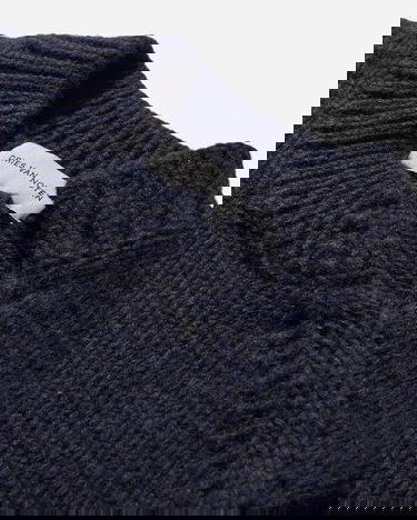 Sveter Dries Van Noten Sleeveless Sweater Mock Neck Navy | 252-021245-2710 509, 3