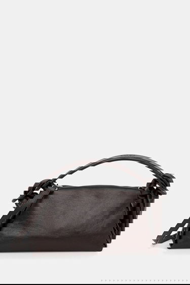 Kabelka KENZO Kenzo Knotted Leather Shoulder Bag Hnedá | FE62SA818L01, 0