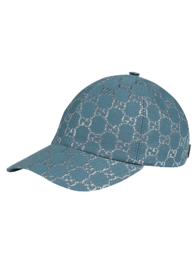 Šiltovka Gucci GG Lamé Baseball Cap Tyrkysová | 631953 3HK75 4660