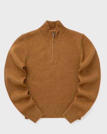 Sveter Dickies RUSTON Quarter-Zip Sweater Hnedá | DK0A87P10BD1, 0