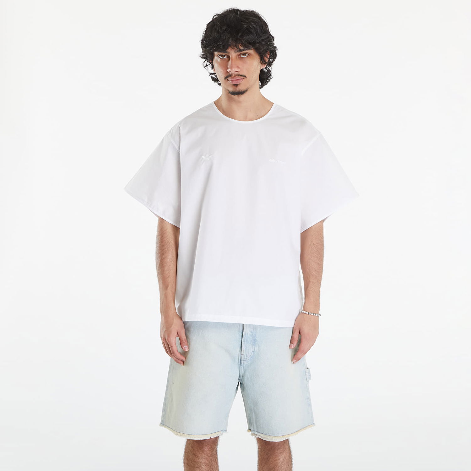 Tričko adidas Originals Wales Bonner x Poplin Top White Biela | IW3607, 0