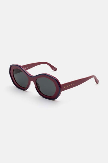 Tričko Marni Marni Ulawun Vulcano Bordeaux Sunglasses Biela | EYMRN00024.002.YAL, 1
