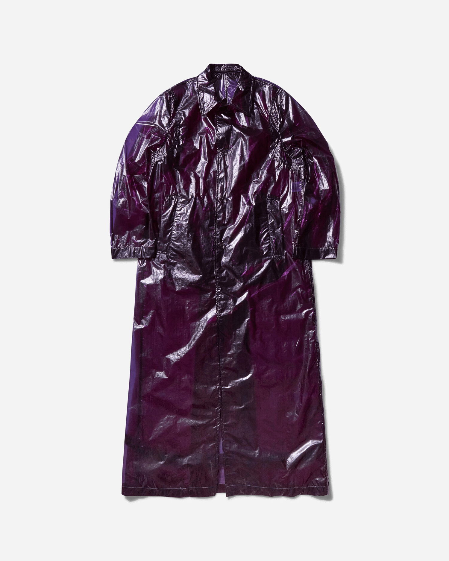Trenčkot Dries Van Noten Loose Fit Mac Fialová | 251-020214-1258 401, 1
