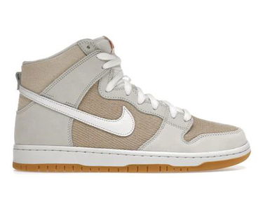 Tenisky a topánky Nike SB Dunk High Pro ISO Orange Label "Unbleached Natural" Béžová | DA9626-100, 1