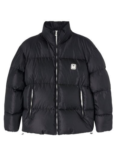 Prešívaná bunda Palm Angels Logo Down Jacket Čierna | PMED019F22FAB0021001