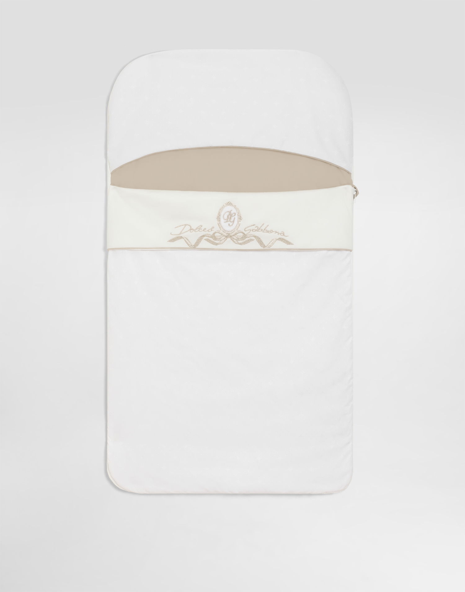 Pyžamo Dolce & Gabbana Dolce & Gabbana Interlock and Jacquard Baby Sleeping Bag Biela | LN7A27G7O3IS9000, 0