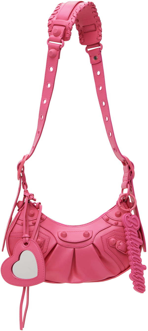 Taška cez rameno Balenciaga 'Le Cagole' XS Shoulder Bag Ružová | 671309 2AAN6, 0