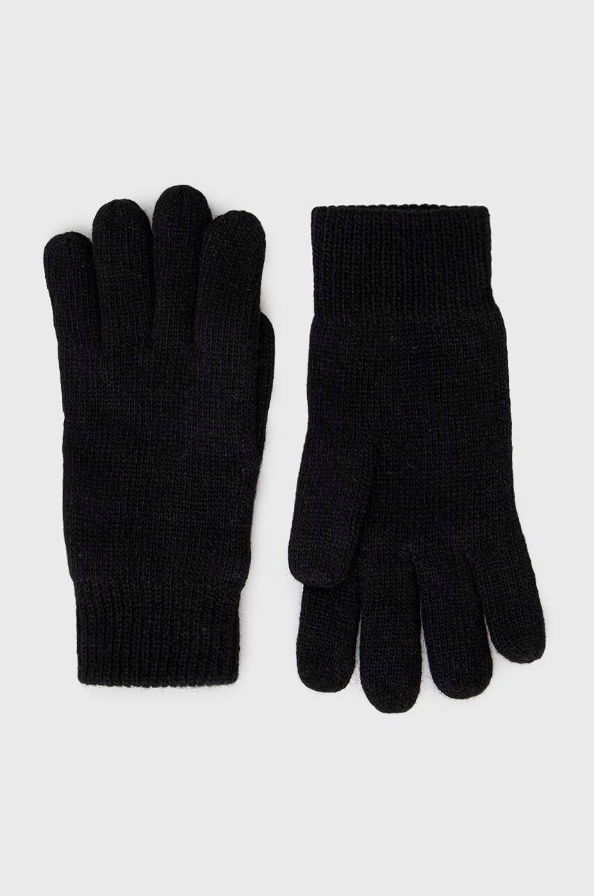 Rukavice Barbour Carlton Knit Gloves Čierna | MGL0065, 0