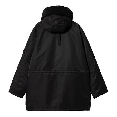 Parka Carhartt WIP Hooded Parka with Faux-Fur Lining Čierna | I033929_9, 9