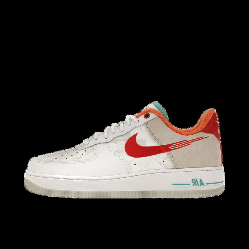 Tenisky a topánky Nike Air Force 1 Low '07 PRM "Just Do It White Red Teal" Béžová | FD4205-161