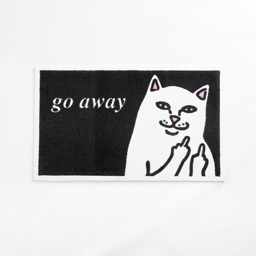 Home decor RIPNDIP Go Away Rug Čierna | RND0641N