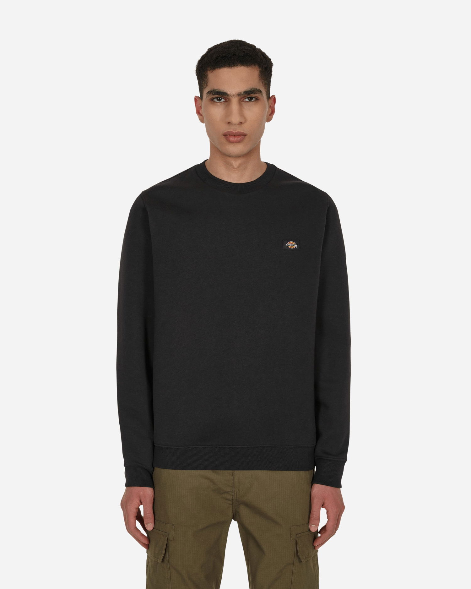 Mikina Dickies Oakport Crewneck Sweatshirt Čierna | DK0A4XCE BLK1, 0