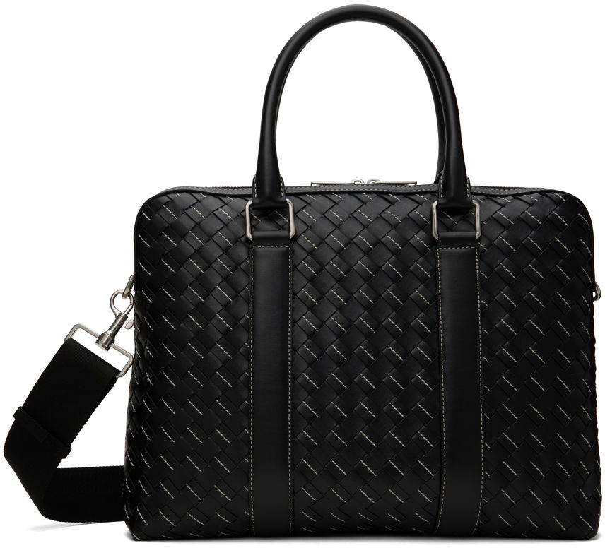Kabelka Bottega Veneta Medium Classic Briefcase Čierna | 766782-V3KI1-1148, 0