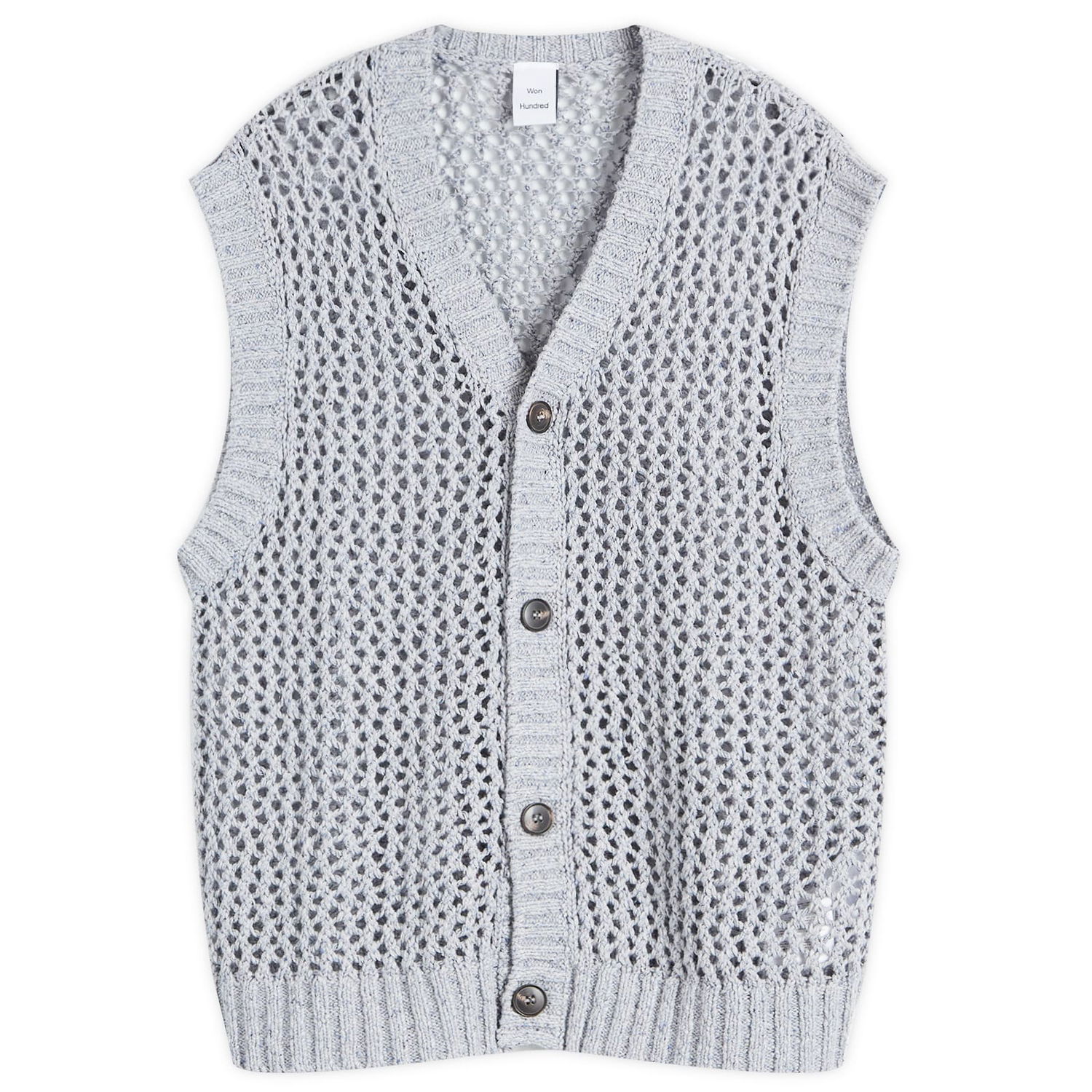 Sveter Won Hundred Won Hundred Lionel Knit Vest Šedá | 3535-11101, 1
