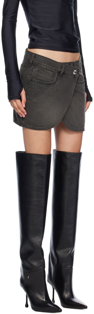 Sukňa Coperni Wrap Denim Mini Skirt Čierna | COPJ24F2004, 1