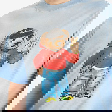 Tričko MARKET Fit Check Bear Graphic Tee Modrá | 399002171-BLU, 5