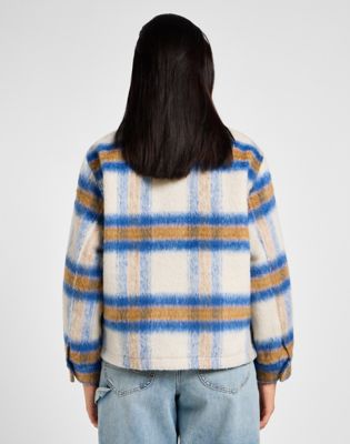 Bunda Lee Lee Cropped Wool Jacket Size XS Rôznofarebný | 112355153, 0