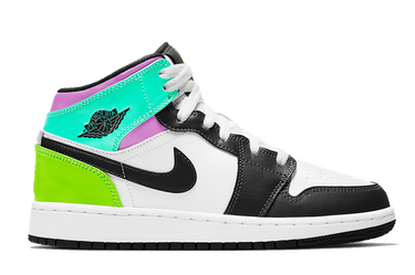 Tenisky a topánky Jordan Air Jordan 1 Mid Pastel Black Toe GS Rôznofarebný | 554725-175, 0