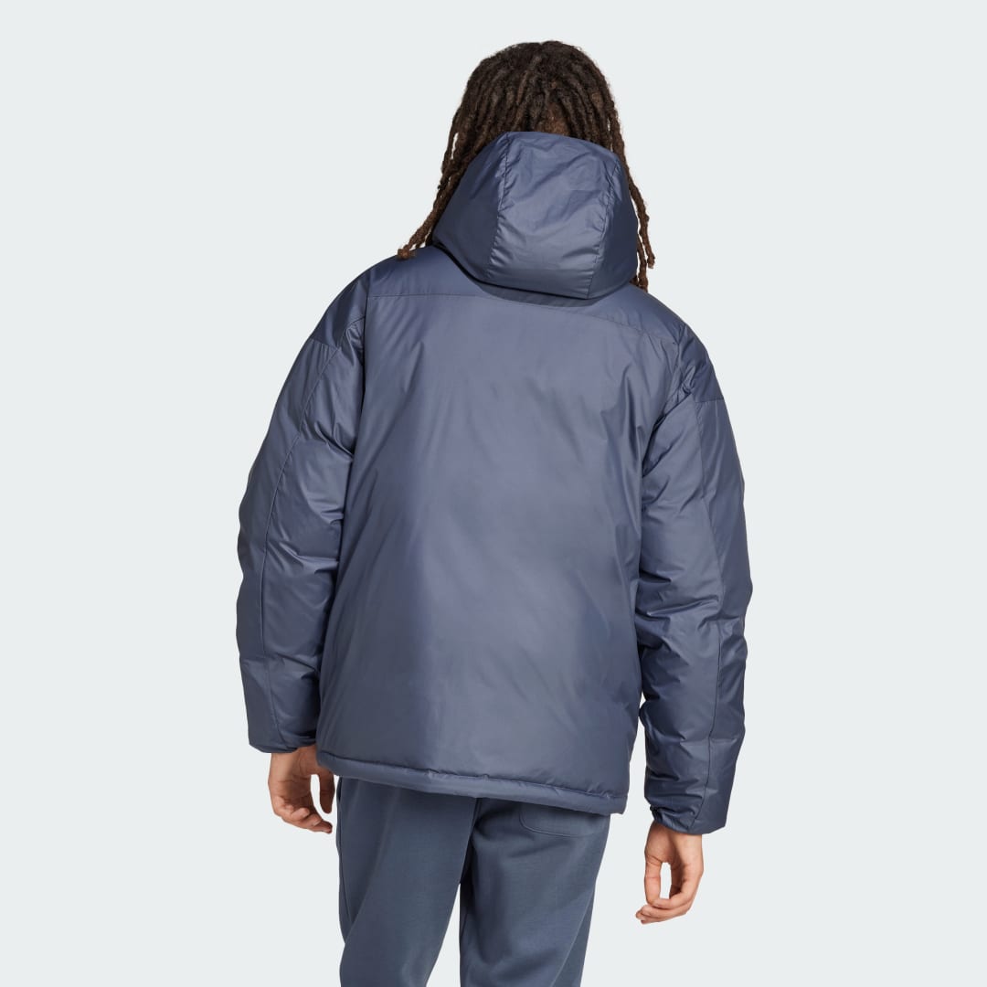 Prešívaná bunda adidas Performance Manchester United Down Jacket Modrá | IT4182, 1