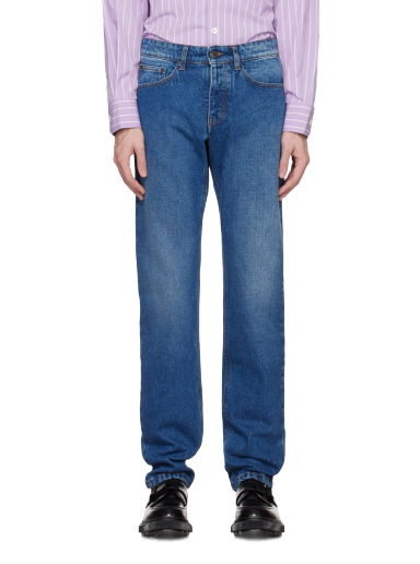 Džínsy AMI Classic Fit Jeans Navy | HTR001.601