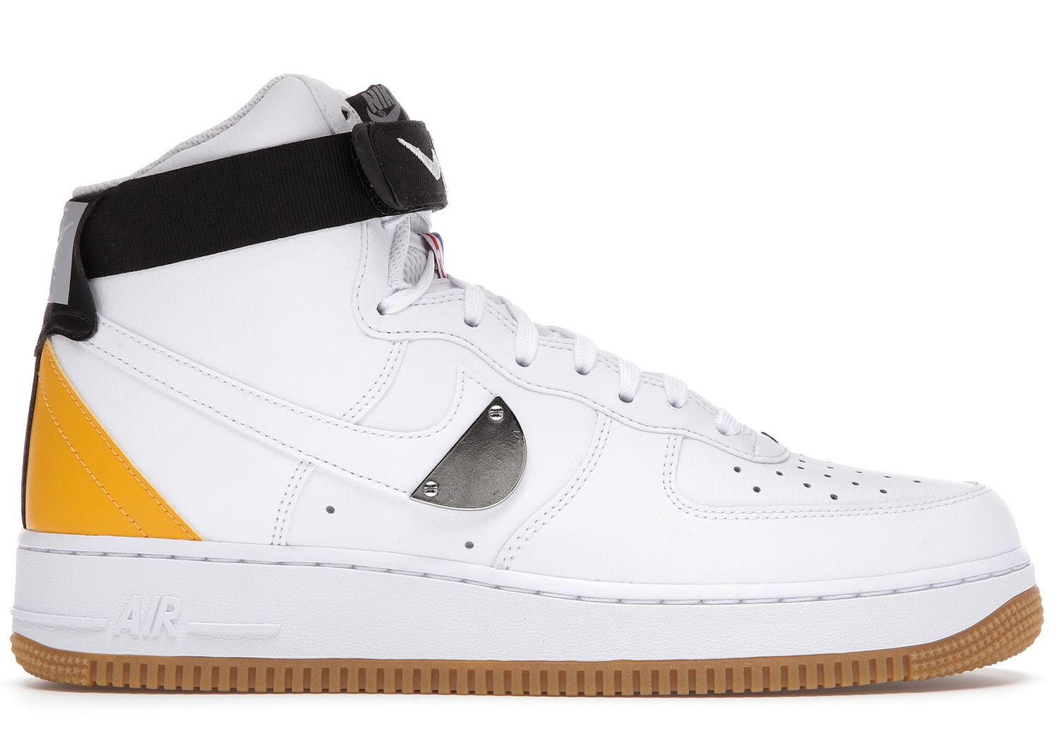 Tenisky a topánky Nike Air Force 1 High NBA White University Gold Biela | CT2306-101, 0