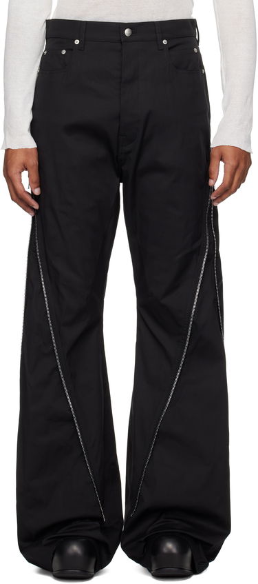 Nohavice Rick Owens Rick Owens Bolan Banana Trousers Čierna | RU02E1343 TE, 0