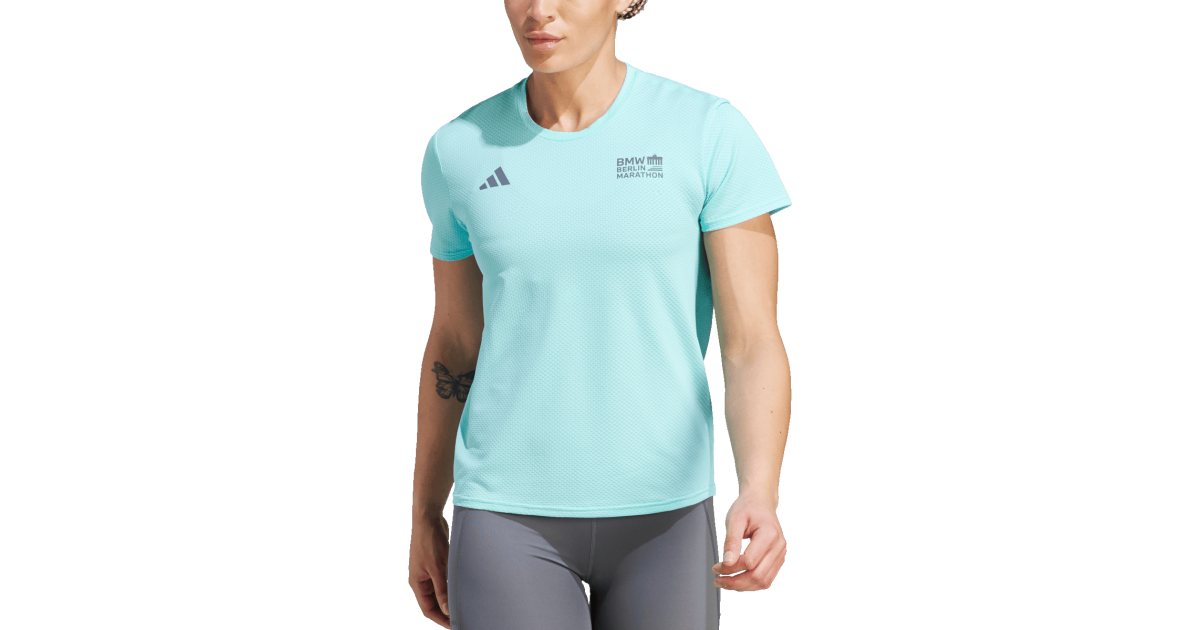 Tričko adidas Originals BMW Berlin Marathon 2023 Legends Tee Tyrkysová | in1341, 1