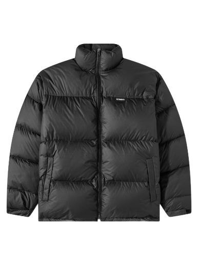 Prešívaná bunda VETEMENTS Logo Puffer Jacket Black Čierna | UE54JA660B
