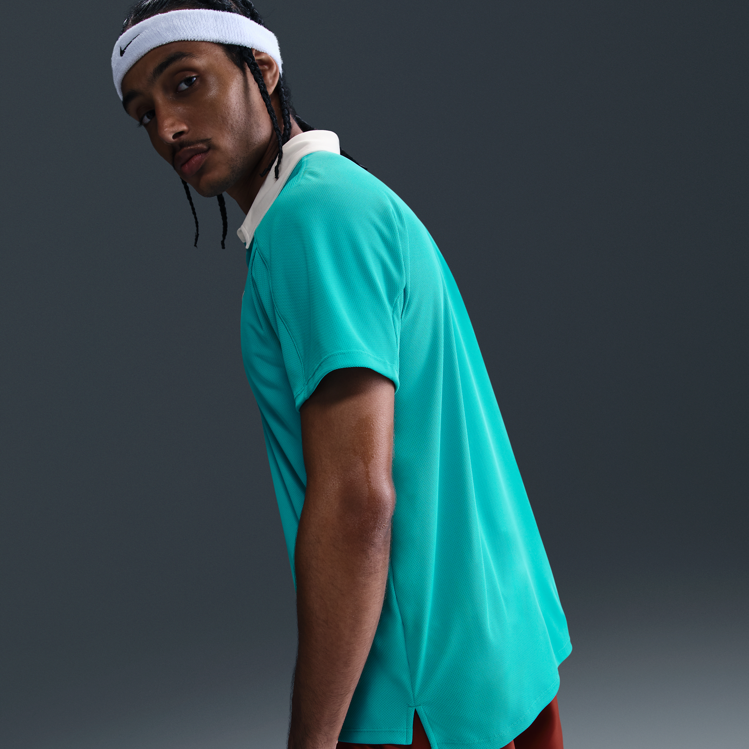 Polo tričko Nike NikeCourt Dri-FIT ADV Slam Tennis Polo Tyrkysová | FZ6931-345, 1