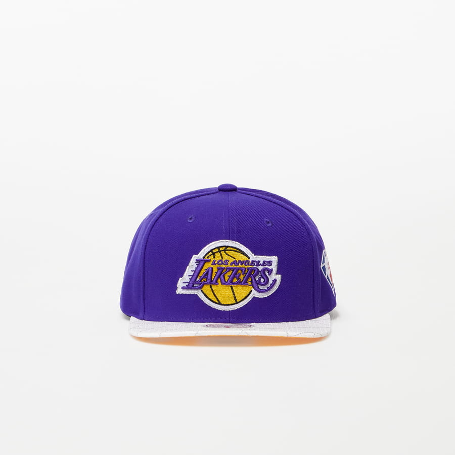 Šiltovka Mitchell & Ness NBA 75th Platinum Snaback Lakers Fialová | 6HSSMM21067-LALPURP, 0