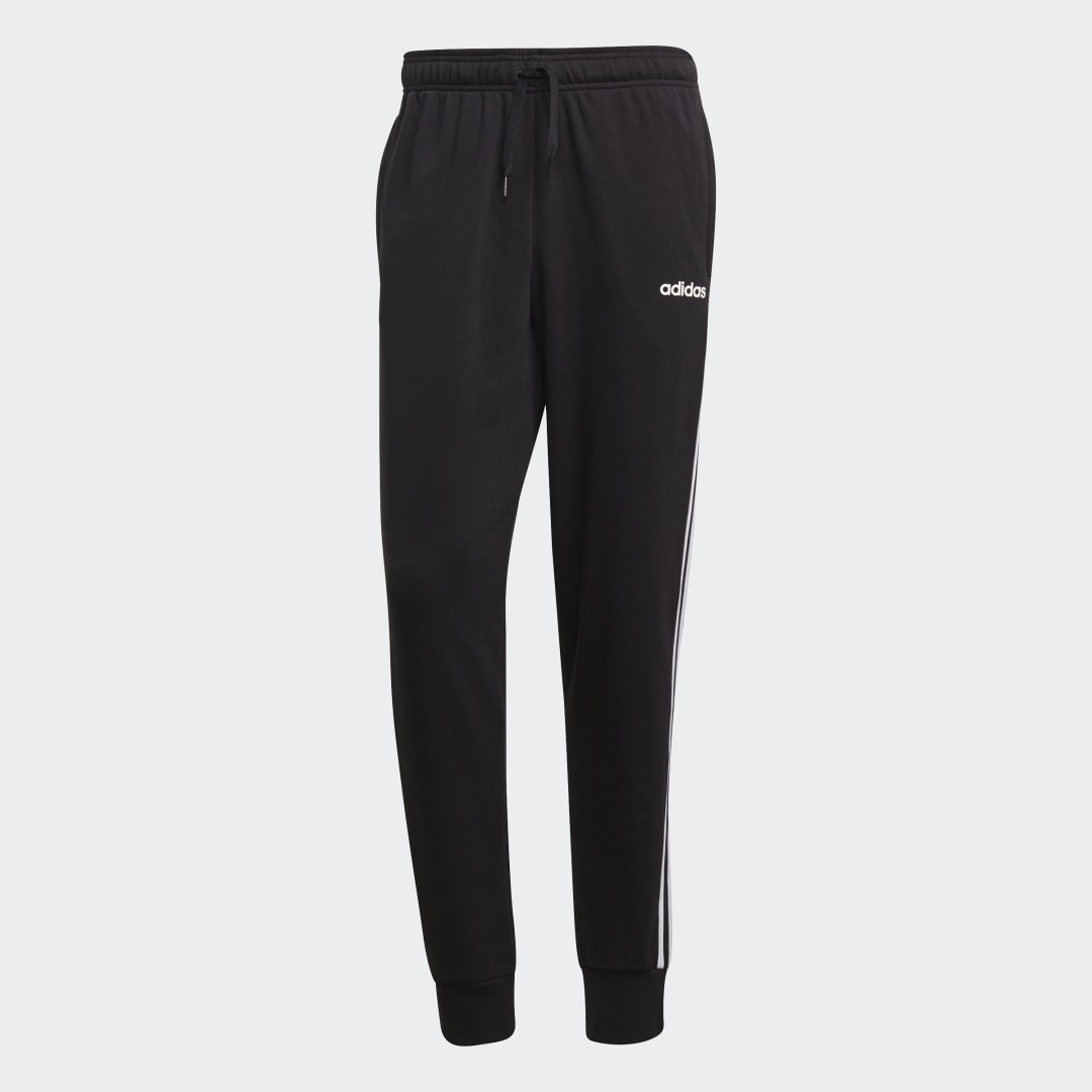 Tepláky adidas Originals Essentials 3-Stripes Tapered Cuffed Pants Čierna | DU0468, 0