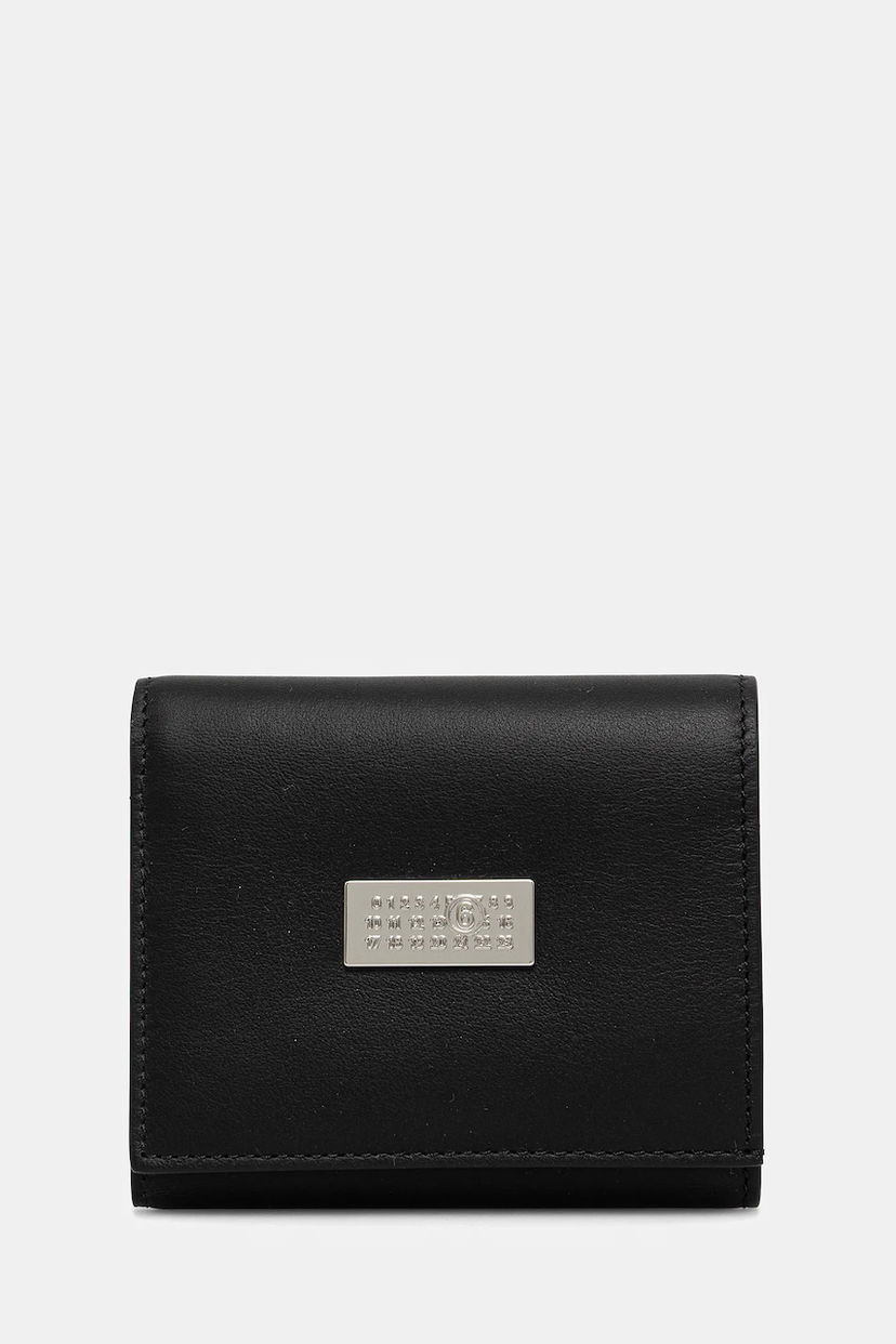 Peňaženka Maison Margiela MM6 Maison Margiela Numeric Logo Leather Wallet Čierna | SA6UI0030.P8332.T8013