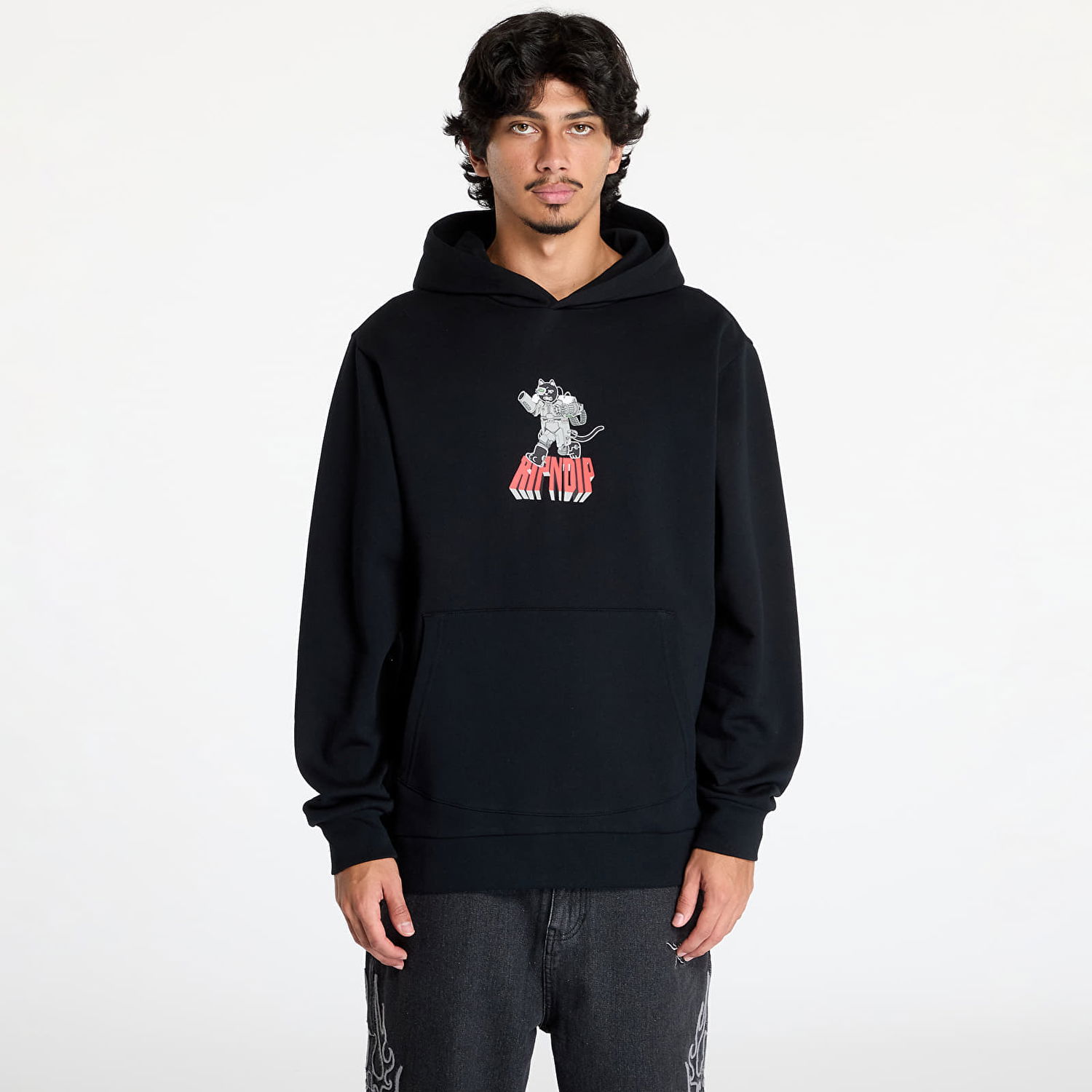 Mikina RIPNDIP Tomorrowland Hoodie Black Čierna | RNDFAL24139, 0