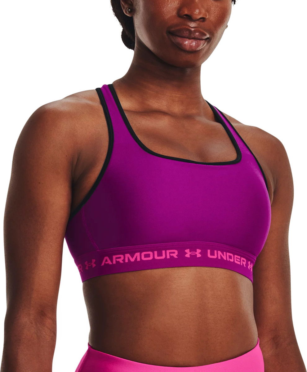 Podprsenka Under Armour Crossback Mid Bra Fialová | 1361034-573, 0