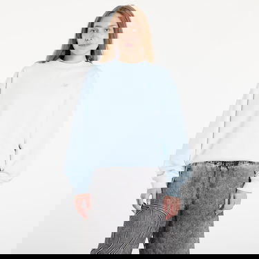 Mikina New Balance Sweatshirt Athletics French Terry Crew M Modrá | WT41500FRL, 0