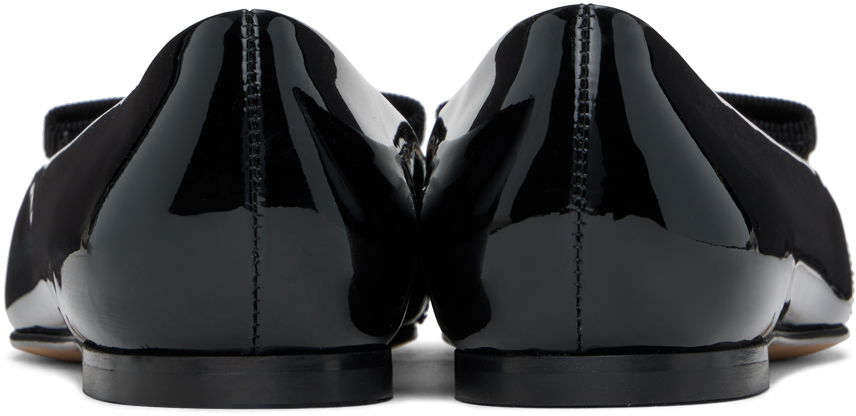 Šaty FERRAGAMO Salvatore Ferragamo Varina Bow Ballerina Flats Čierna | 01A181 - 574556, 1