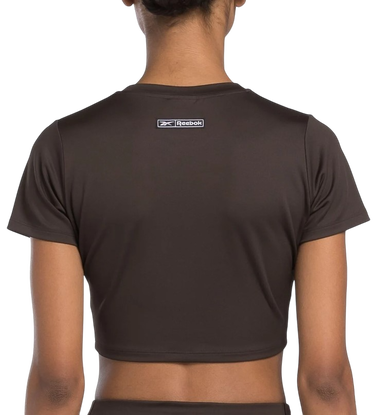 Crop Top Reebok Lux Bold Cropped T-Shirt Fialová | 100205572, 2