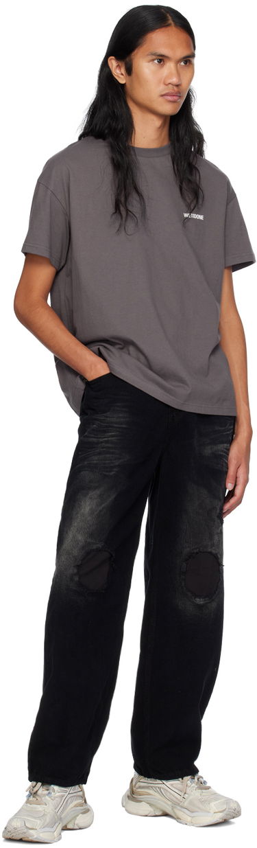 Džínsy We11done We11done Distressed Corduroy Trousers Čierna | WD-PT2-24-230-M-BK, 3