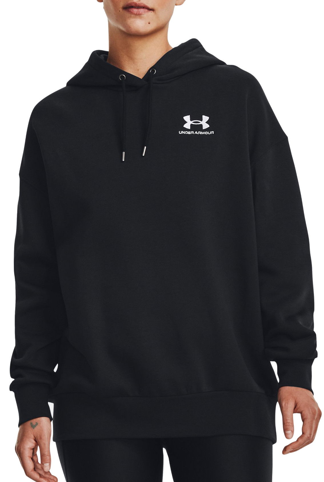 Mikina Under Armour Essential Fleece OS Čierna | 1379495-001, 0