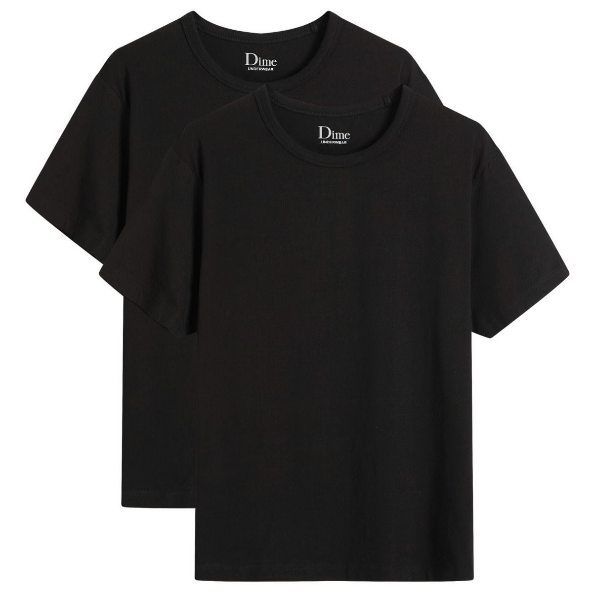Tričko Dime Dime Classic 2 Pack T-Shirts, Size Large Čierna | DIMESU2535-BLK, 1