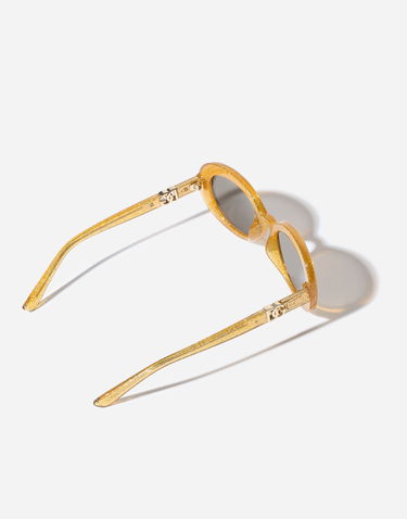 Slnečné okuliare Dolce & Gabbana Dolce & Gabbana DNA Glitter Oval Sunglasses Žltá | VG600KVN55A9V000, 3