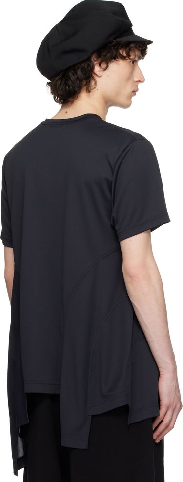 Tričko Comme des Garçons Homme Plus Polyester Honeycomb T-Shirt Čierna | PO-T025-051, 2
