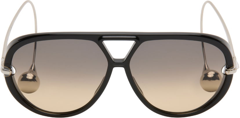 Slnečné okuliare Bottega Veneta Drop Aviator Sunglasses Čierna | BV1273S-010