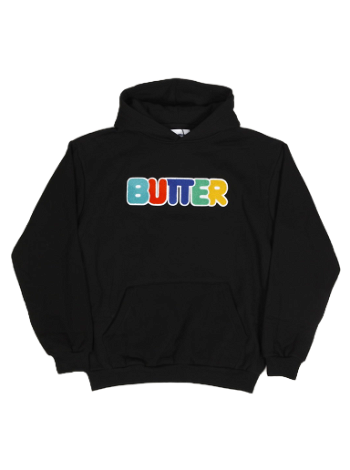 Butter Goods Round Chenille Hoodie butter-goods-rounded-chenille-applique-pullover-hoodie-black