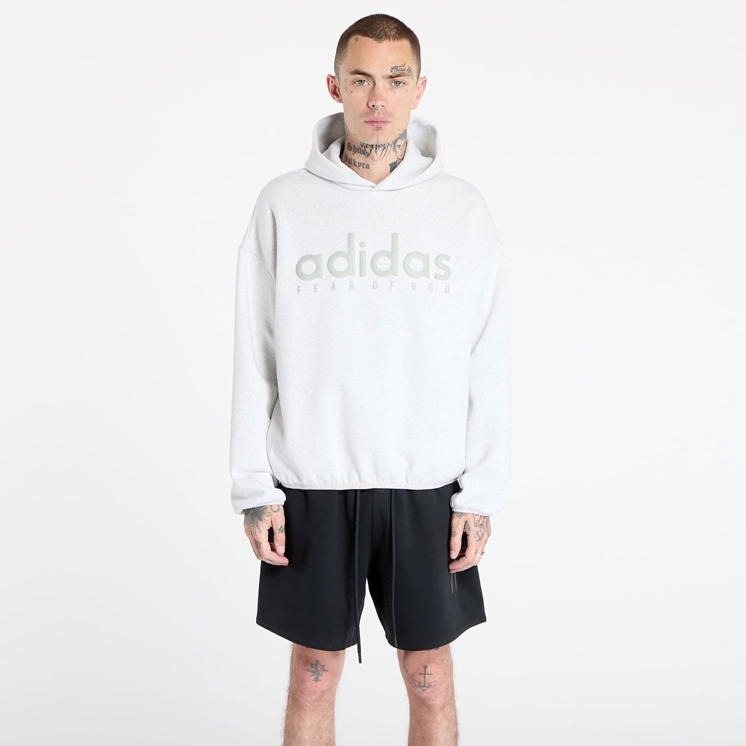 Mikina adidas Originals adidas x Fear Of God Athletics Fleece Hoodie Šedá | JZ7366, 0